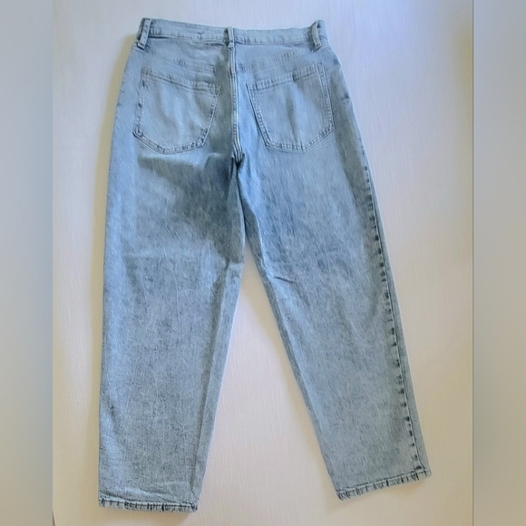 Banana Republic Womens Jeans 28 | 6 Light Wash Stretch High Rise Straight - Picture 2 of 3